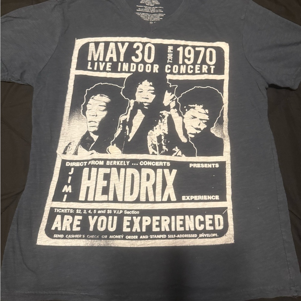 Jimi Hendrix Experience black t-shirt Size M #rock #music